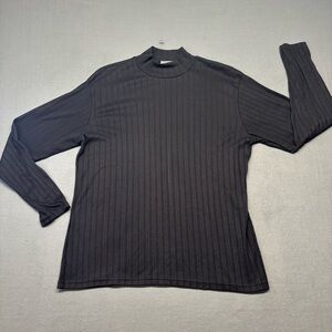 Women’s Bobbie Brooks Black Ribbed Long Sleeve Sweater Size XL